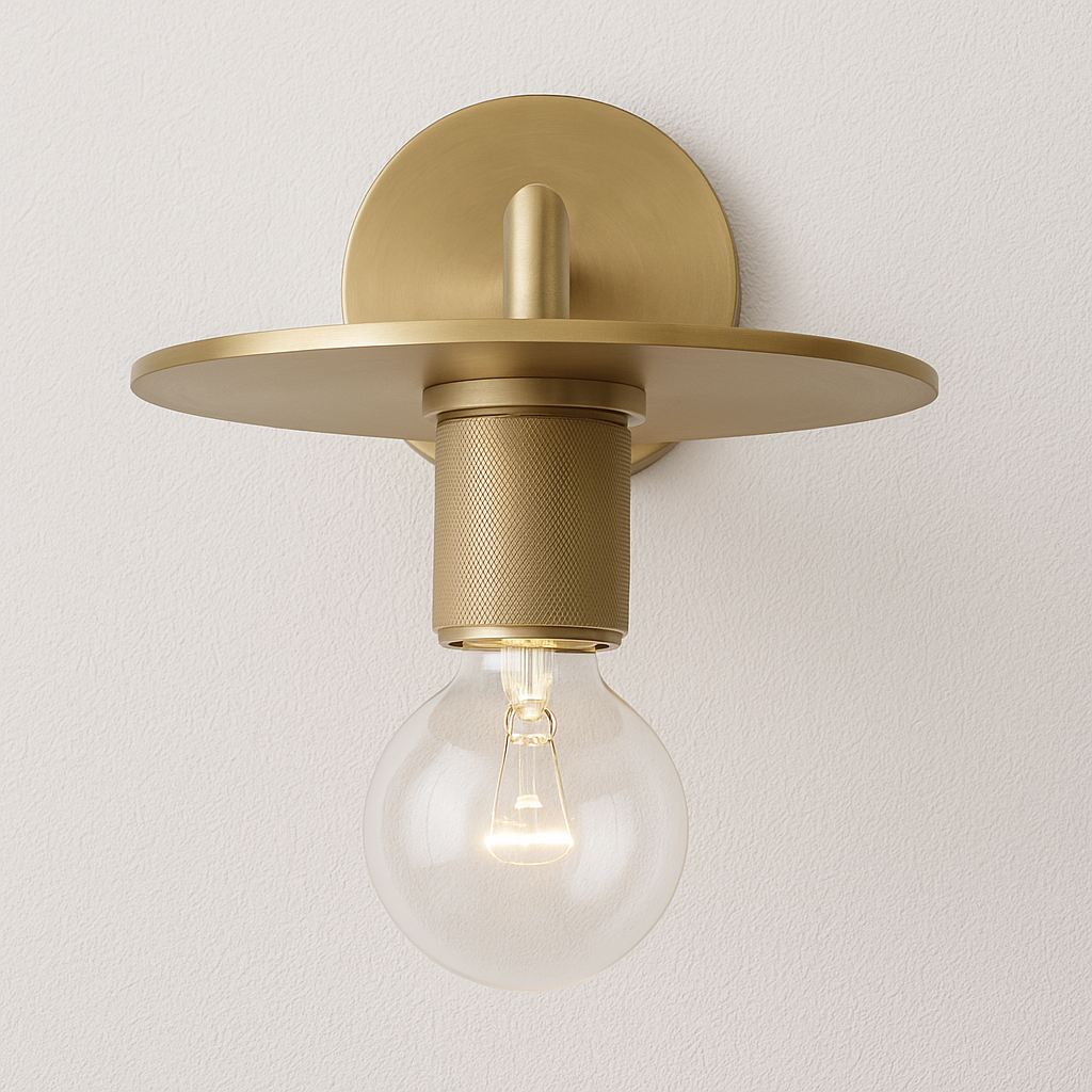 Luminária Arandela Moderna Minimalista Metal Vidro Moss - ABAZZUR™