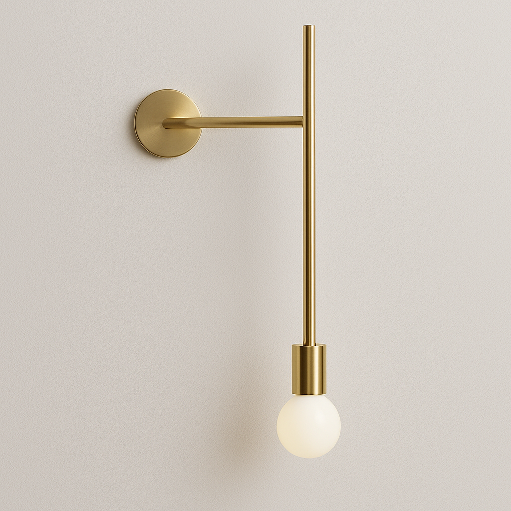 Luminária Arandela Moderna Minimalista Metal Vidro Nolit - ABAZZUR™