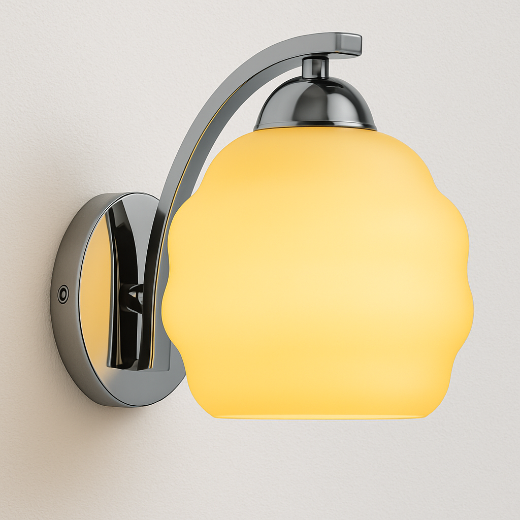 Luminária Arandela Moderna Minimalista Metal Vidro Oak - ABAZZUR™