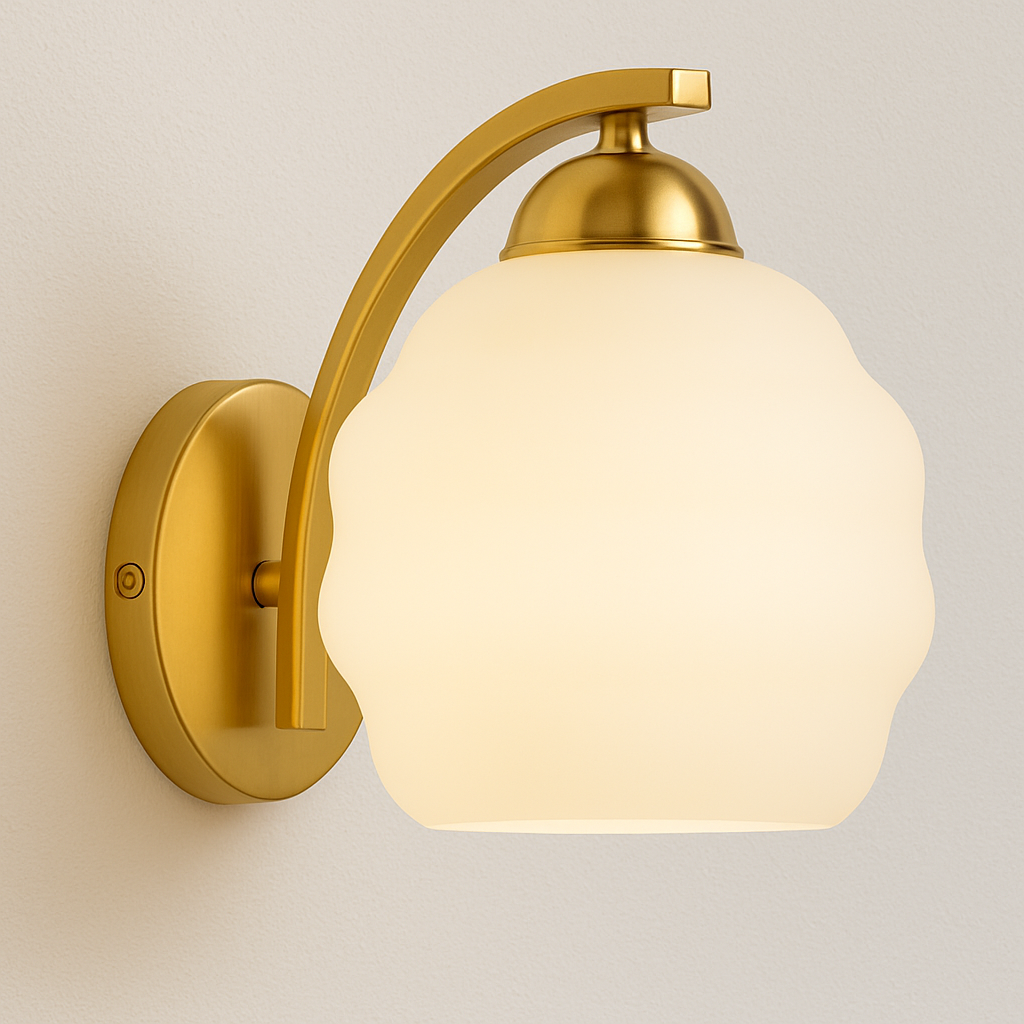 Luminária Arandela Moderna Minimalista Metal Vidro Oak - ABAZZUR™