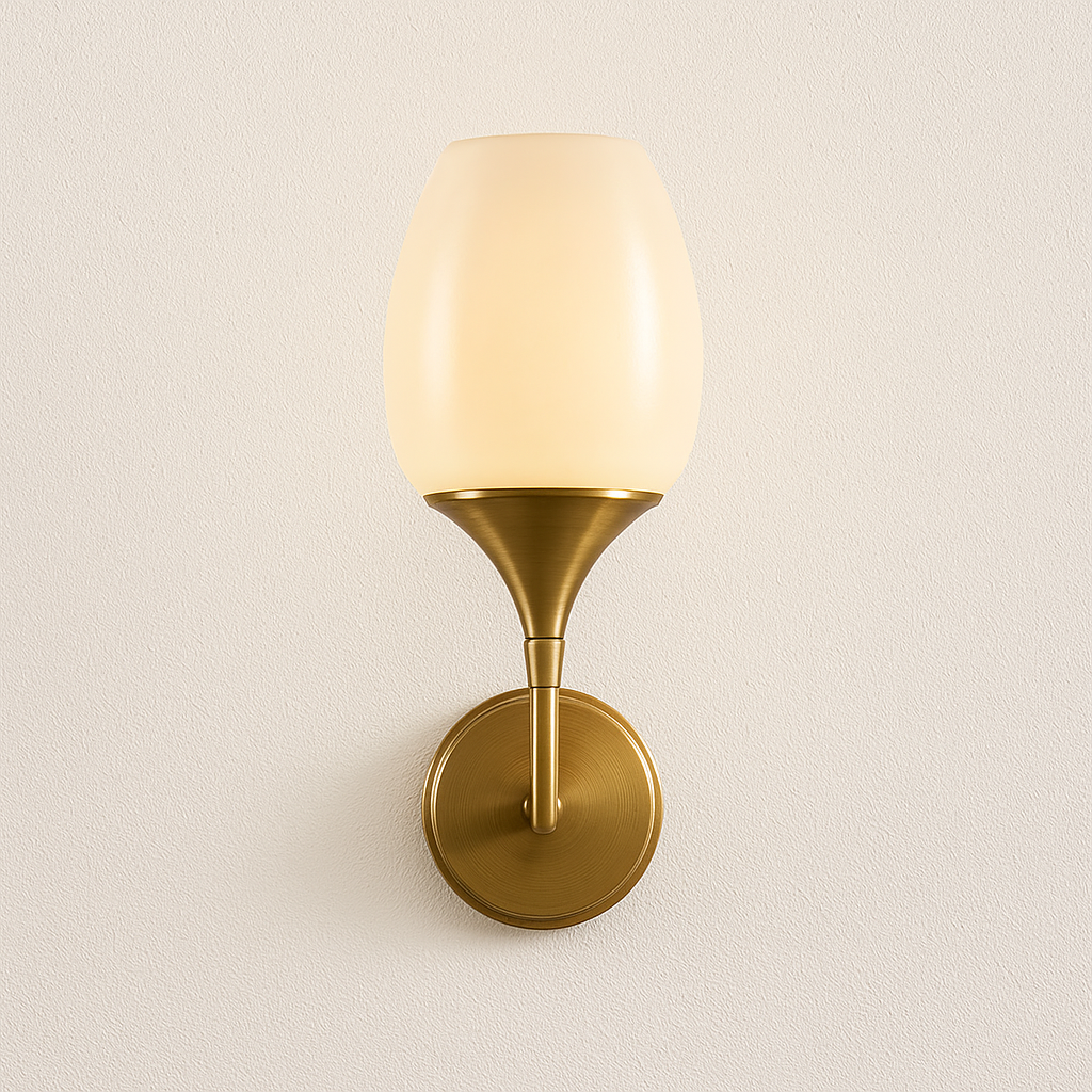 Luminária Arandela Moderna Minimalista Metal Vidro Offen - ABAZZUR™