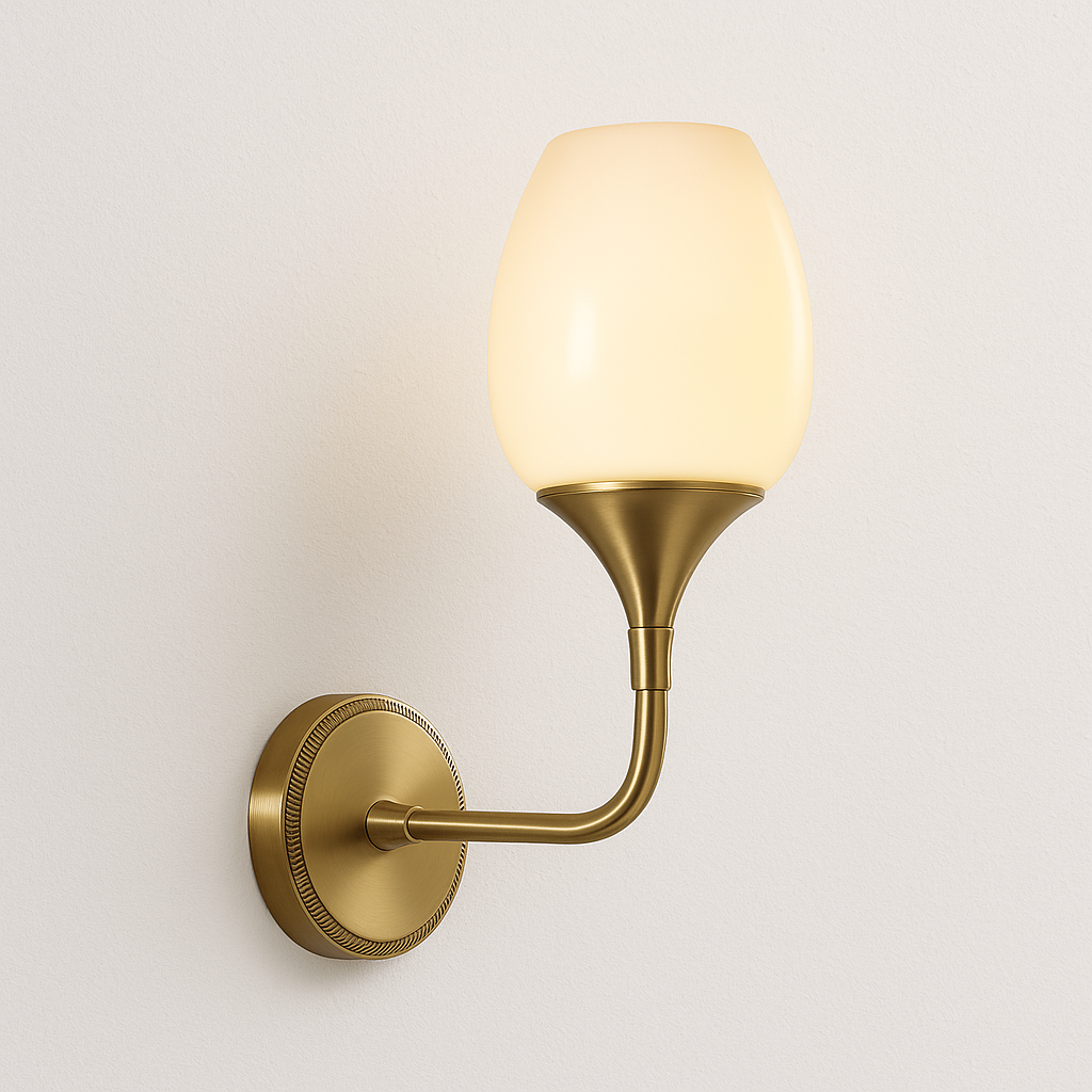 Luminária Arandela Moderna Minimalista Metal Vidro Offen - ABAZZUR™