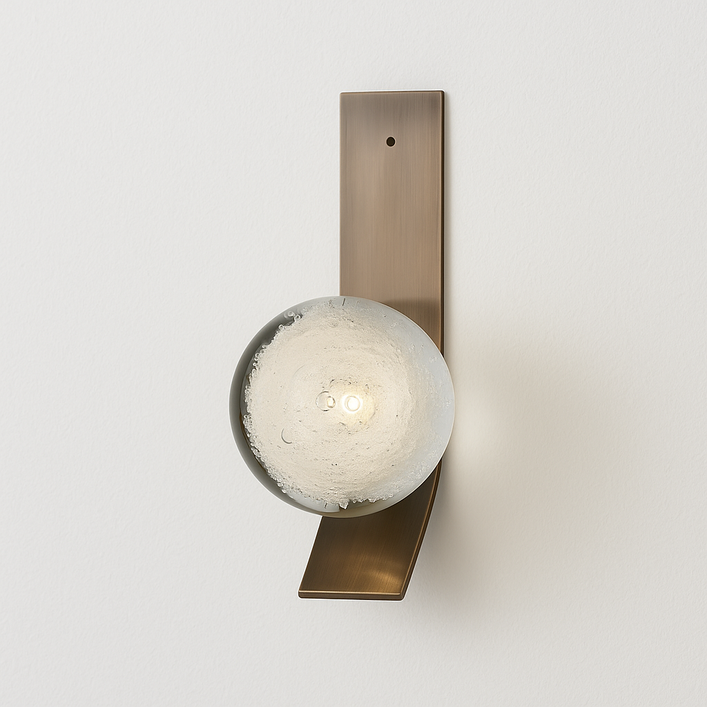 Luminária Arandela Moderna Minimalista Metal Vidro Saarl - ABAZZUR™