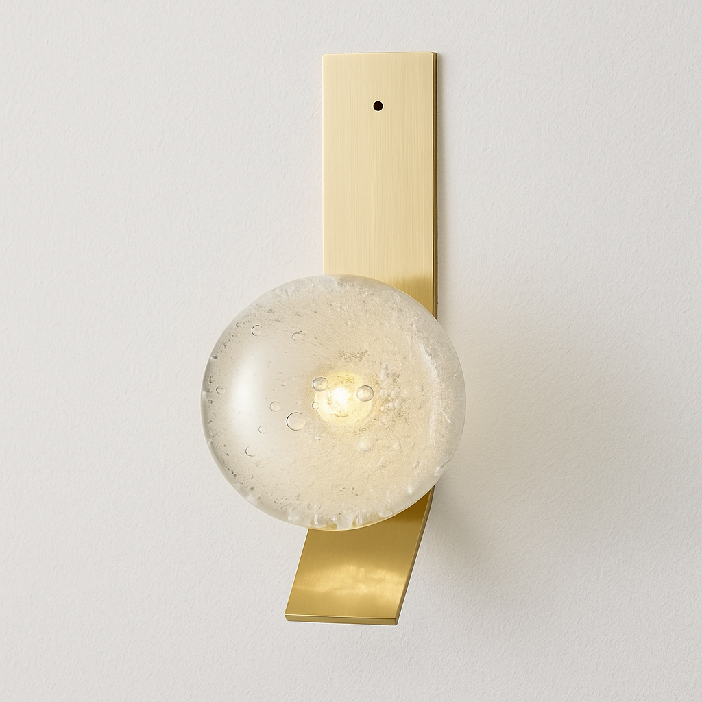 Luminária Arandela Moderna Minimalista Metal Vidro Saarl - ABAZZUR™