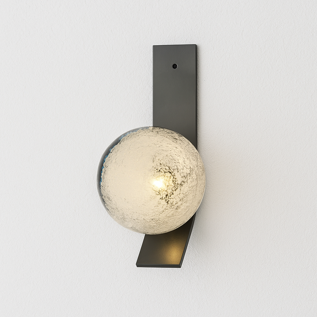 Luminária Arandela Moderna Minimalista Metal Vidro Saarl - ABAZZUR™