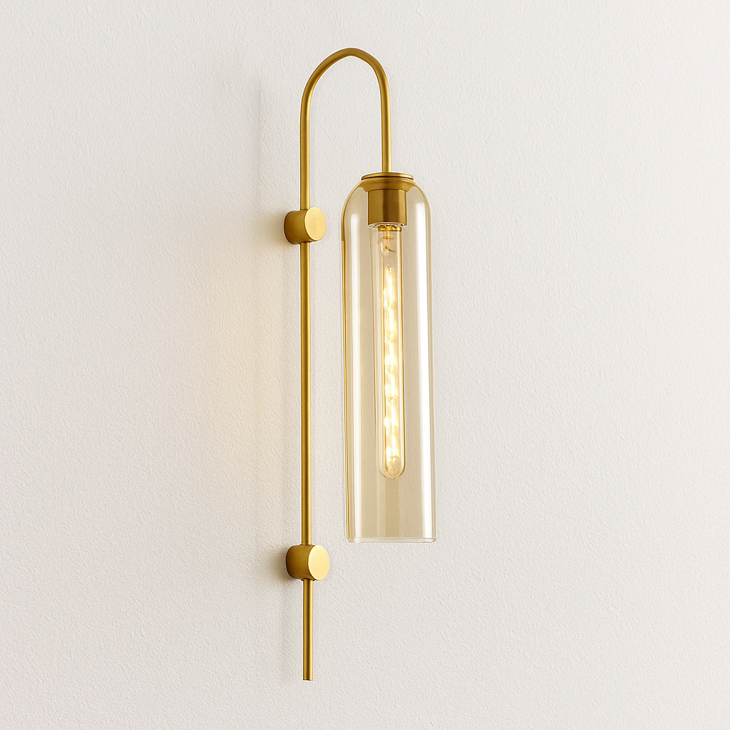 Luminária Arandela Moderna Minimalista Metal Vidro Seest - ABAZZUR™