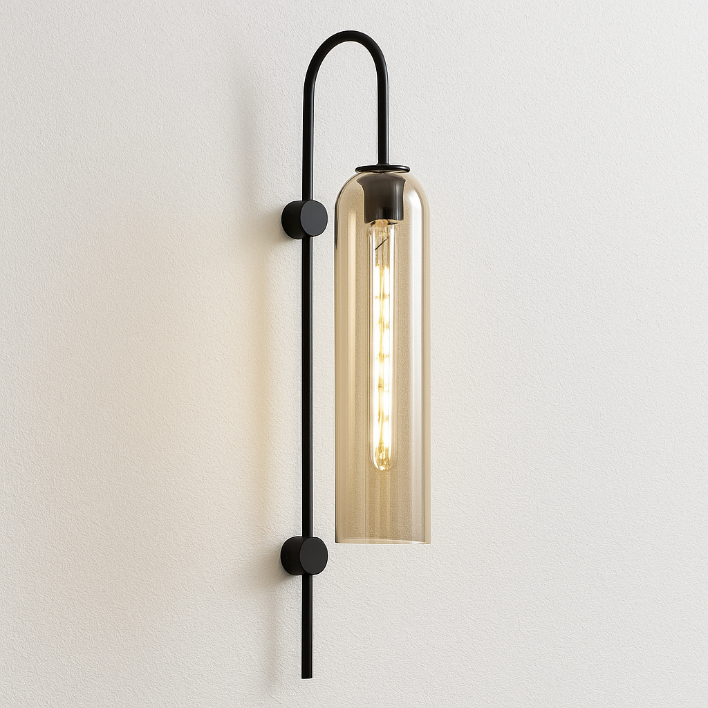 Luminária Arandela Moderna Minimalista Metal Vidro Seest - ABAZZUR™