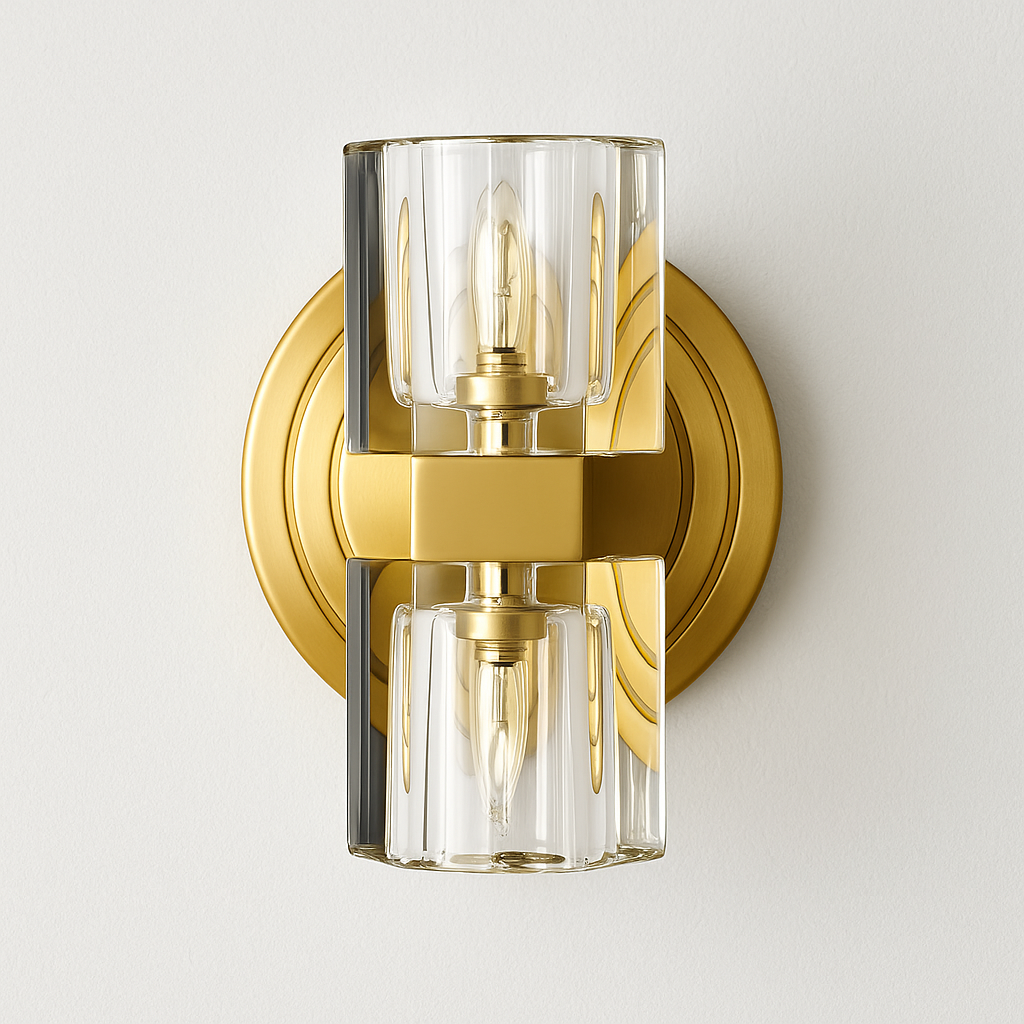 Luminária Arandela Moderna Minimalista Metal Vidro Sesto - ABAZZUR™