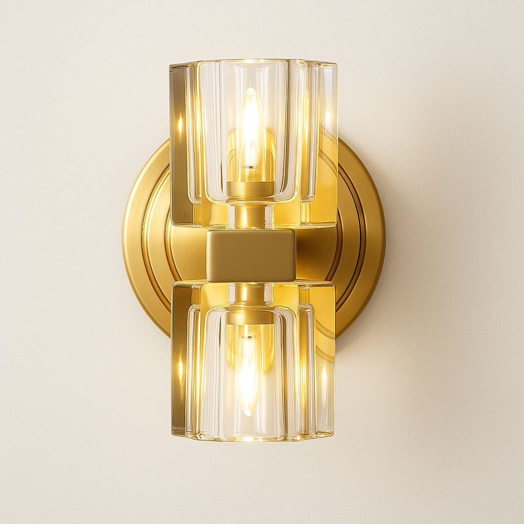 Luminária Arandela Moderna Minimalista Metal Vidro Sesto - ABAZZUR™