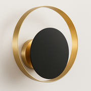 Luminária Arandela Moderna Minimalista Redonda Metal Harle - ABAZZUR™