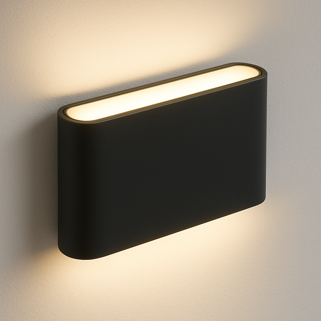 Luminária Arandela Moderna Minimalista Retangular Metal LED Laim - ABAZZUR™