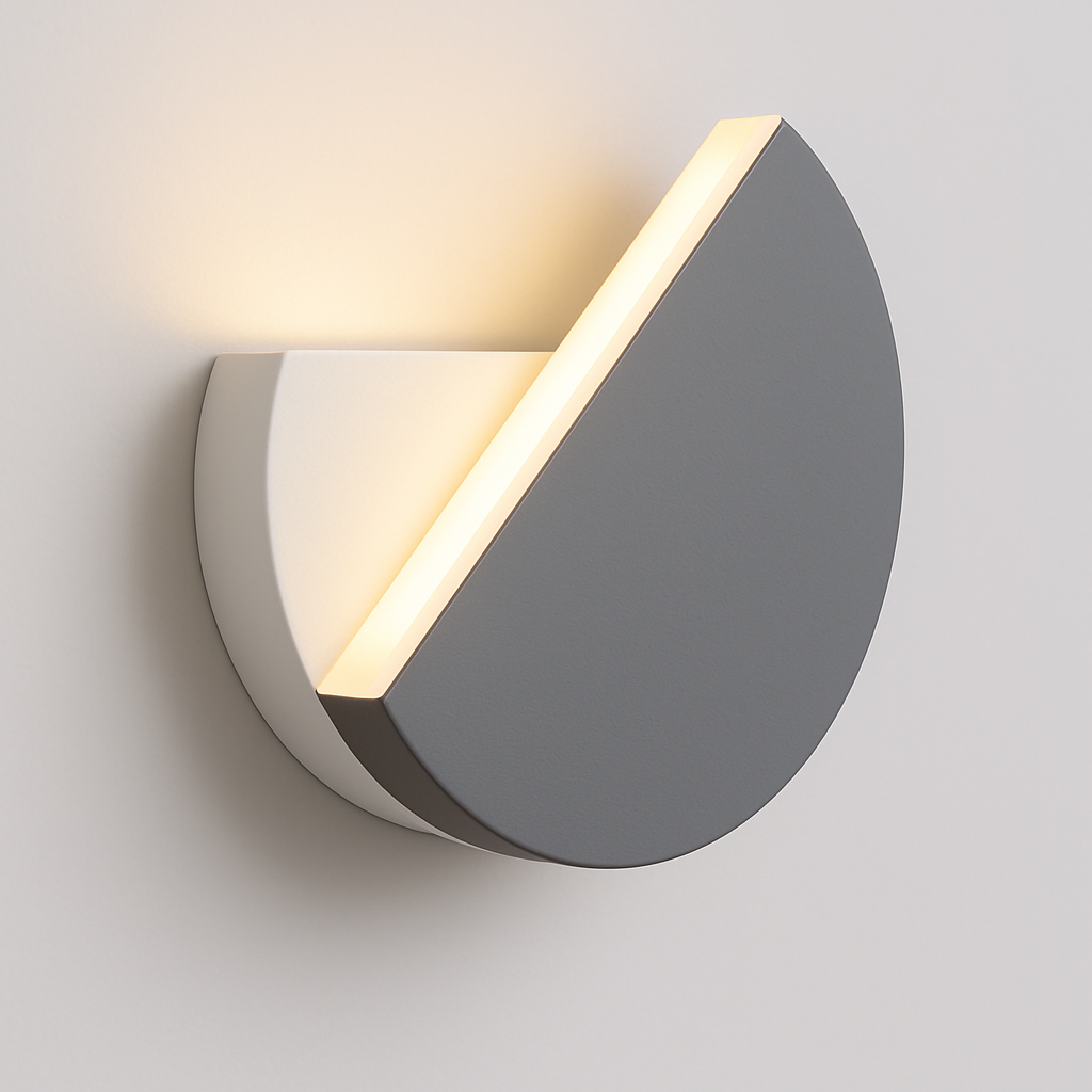 Luminária Arandela Moderna Minimalista Rotacionável Madeira Metal Oxner - ABAZZUR™