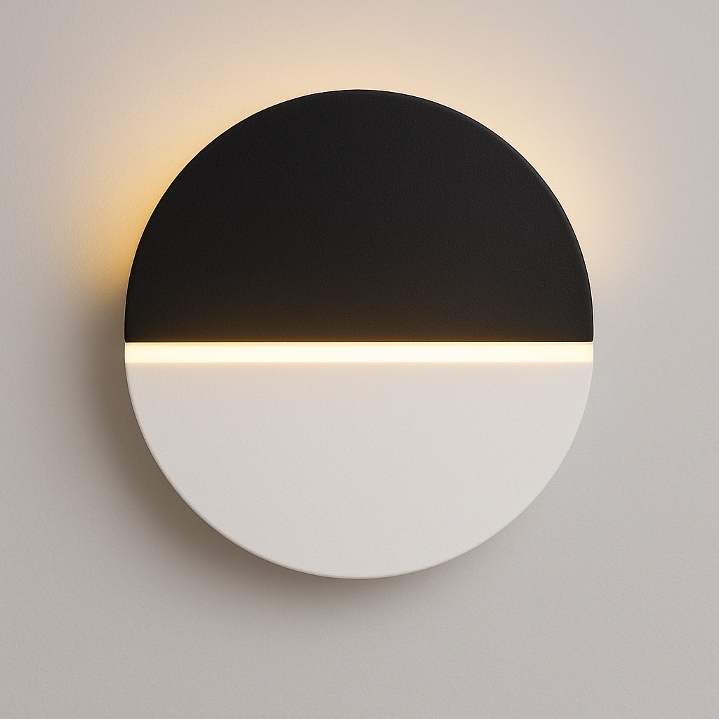 Luminária Arandela Moderna Minimalista Rotacionável Madeira Metal Oxner - ABAZZUR™