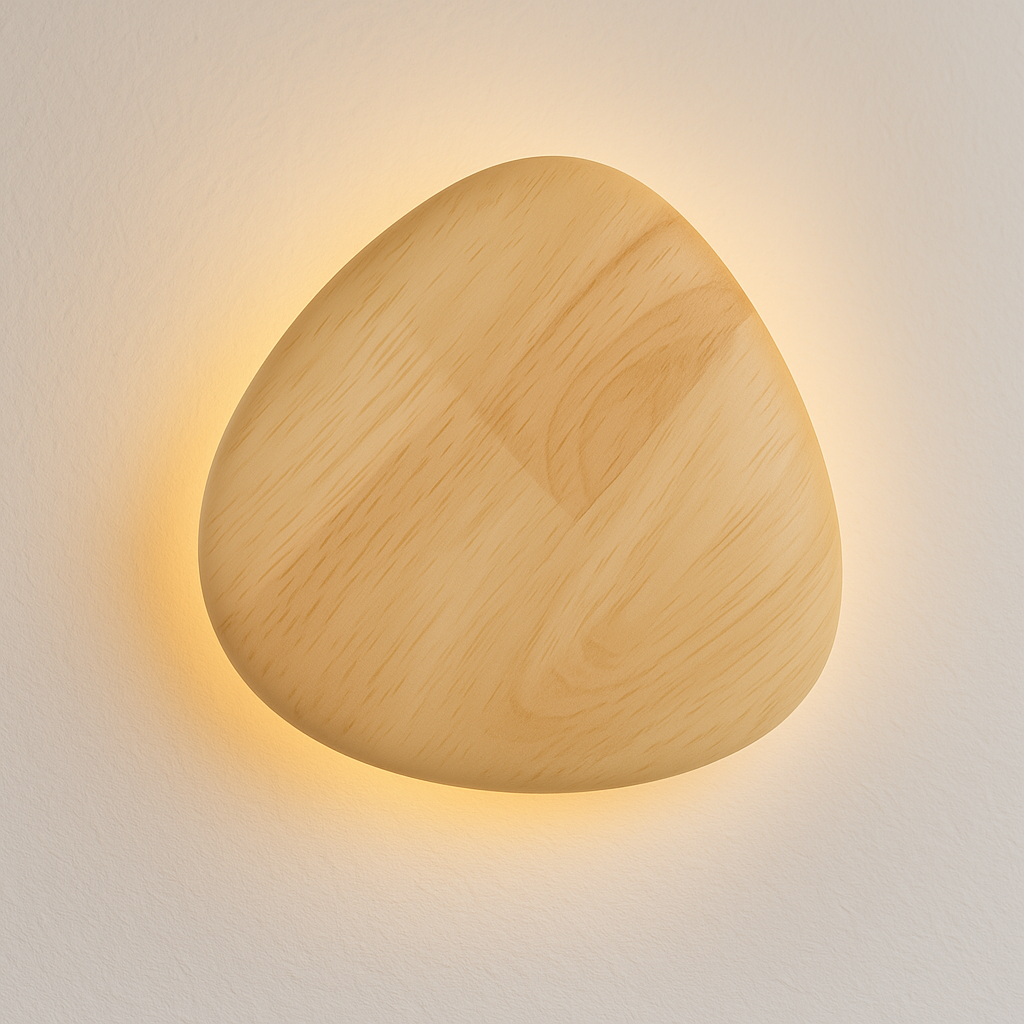 Luminária Arandela Moderna Minimalista Rústico LED Madeira Ropp - ABAZZUR™