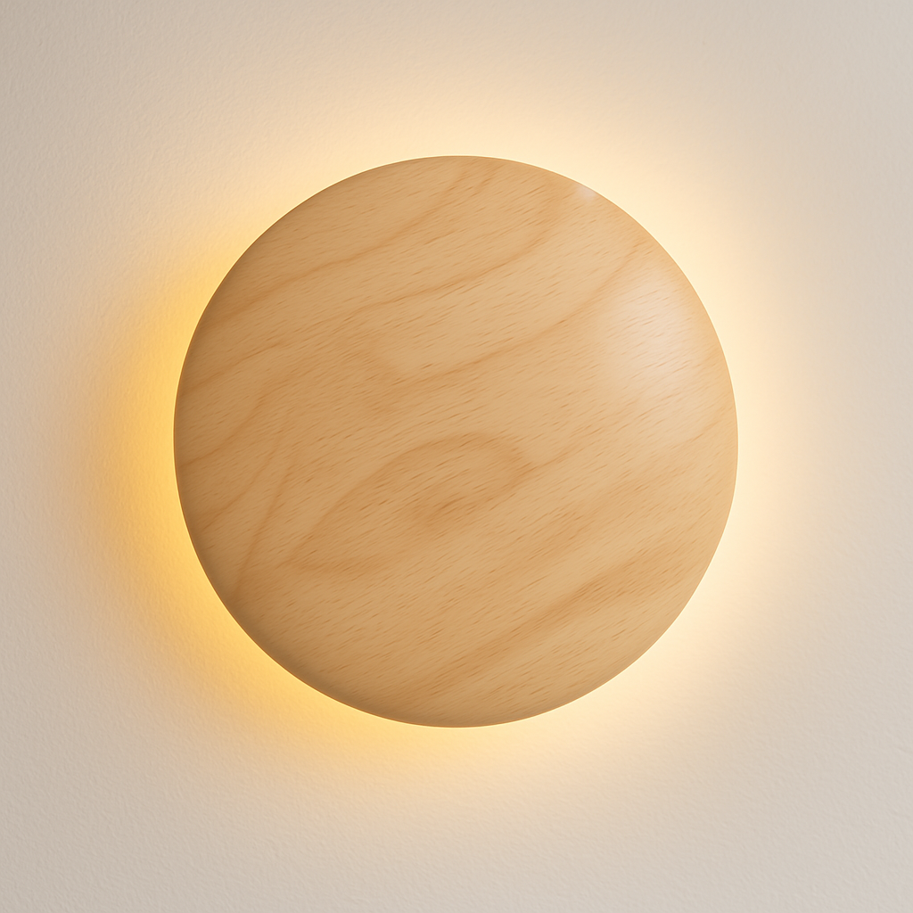Luminária Arandela Moderna Minimalista Rústico LED Madeira Ropp - ABAZZUR™