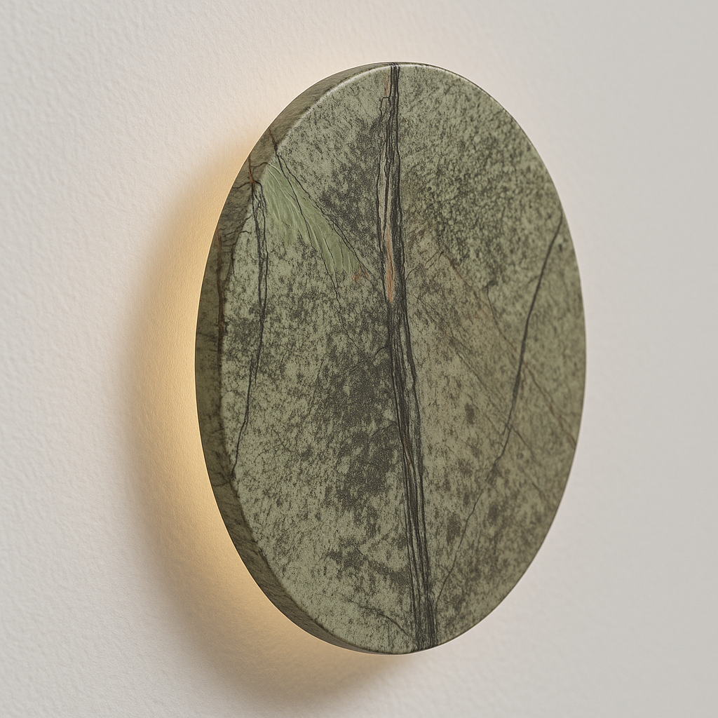 Luminária Arandela Moderna Minimalista Rústico LED Mármore Ames - ABAZZUR™