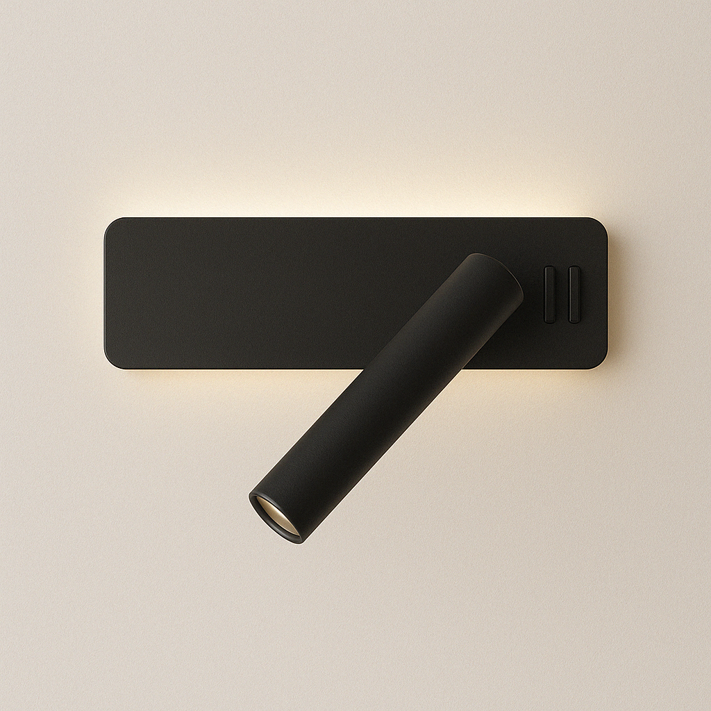 Luminária Arandela Moderna Minimalista Spot Direcionável Metal LED Lekki - ABAZZUR™