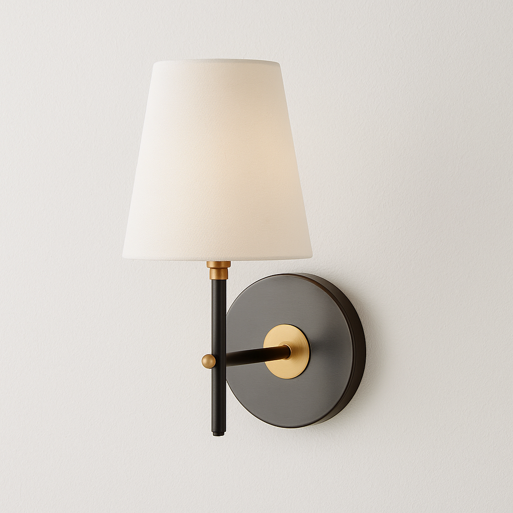 Luminária Arandela Moderna Minimalista Tecido Savon - ABAZZUR™