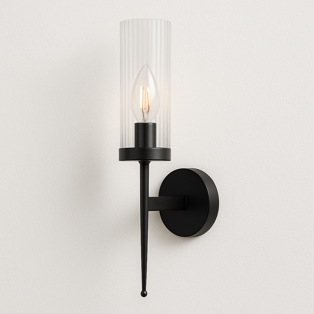 Luminária Arandela Moderna Minimalista Vidro Metal Aulla - ABAZZUR™