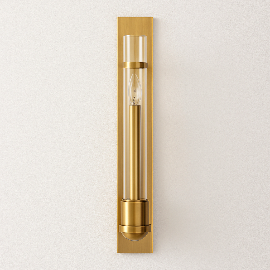 Luminária Arandela Moderna Minimalista Vidro Metal Drak - ABAZZUR™