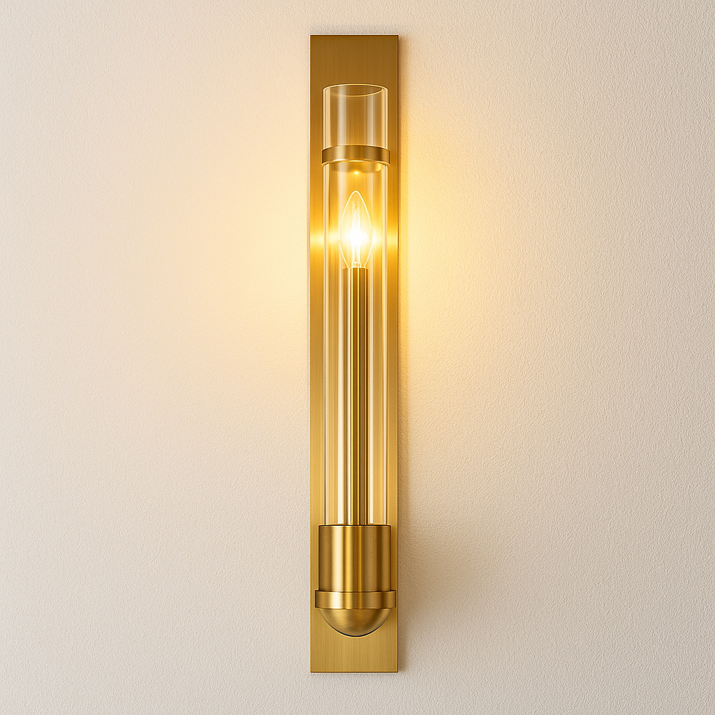Luminária Arandela Moderna Minimalista Vidro Metal Drak - ABAZZUR™