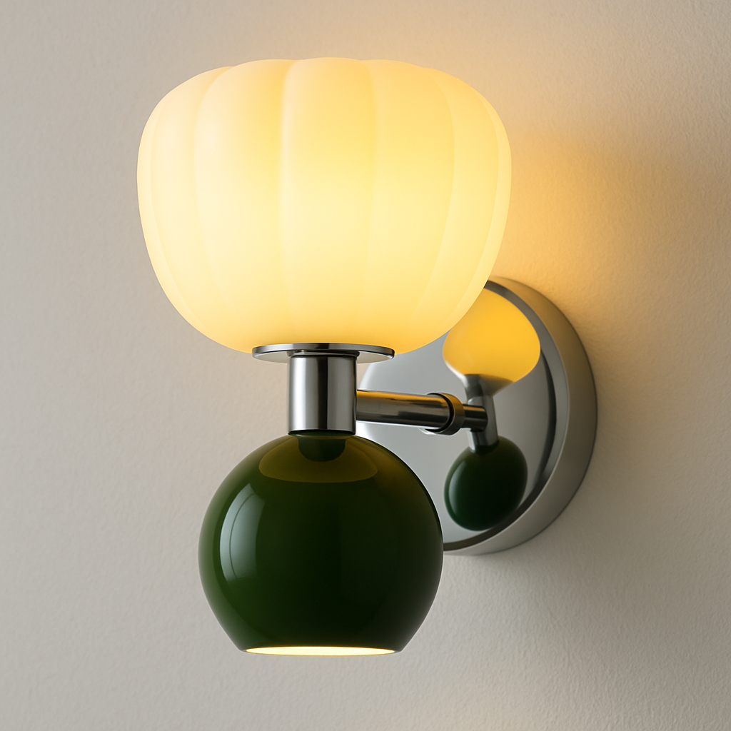 Luminária Arandela Moderna Minimalista Vidro Metal Fancy - ABAZZUR™