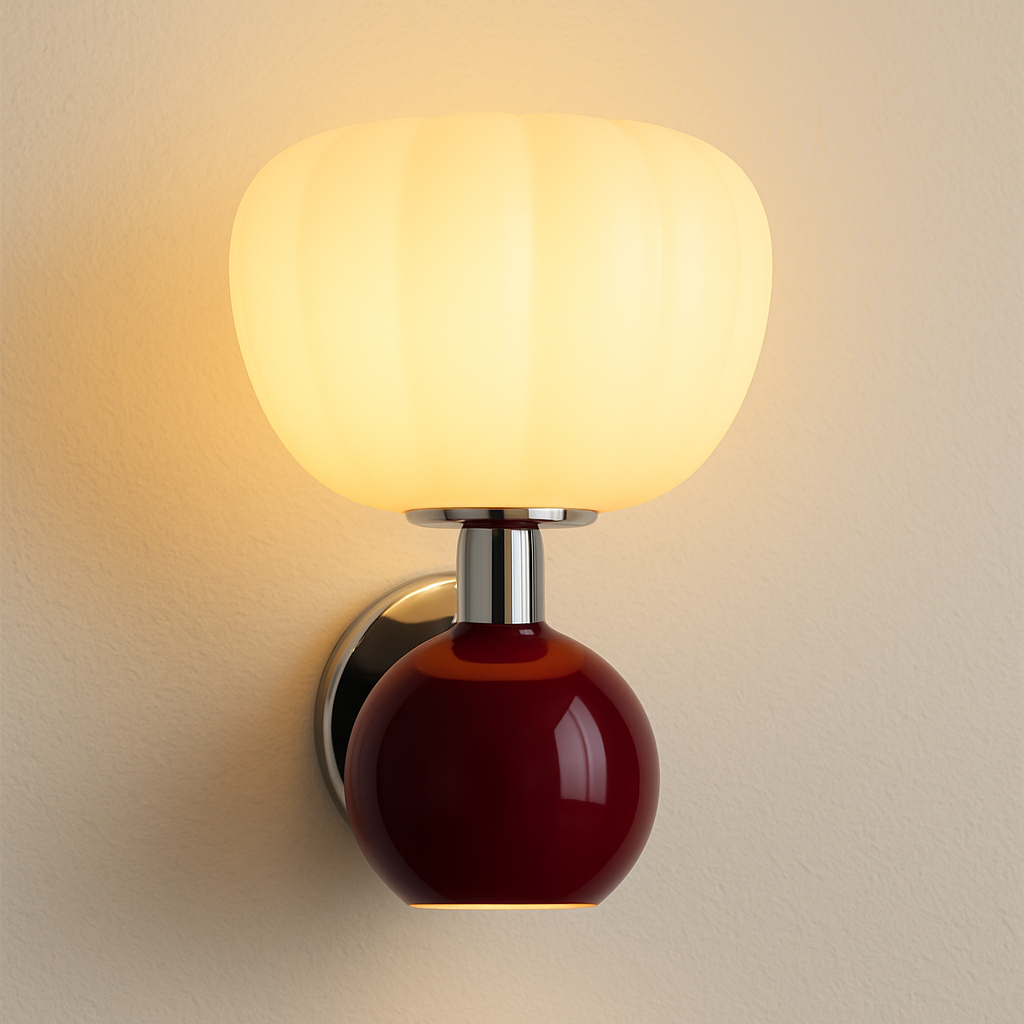 Luminária Arandela Moderna Minimalista Vidro Metal Fancy - ABAZZUR™