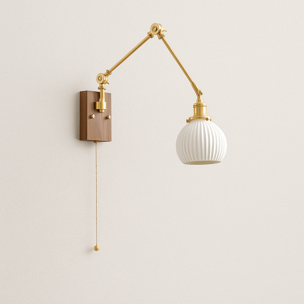Luminária Arandela Moderna Minimalista Vidro Metal Monza - ABAZZUR™