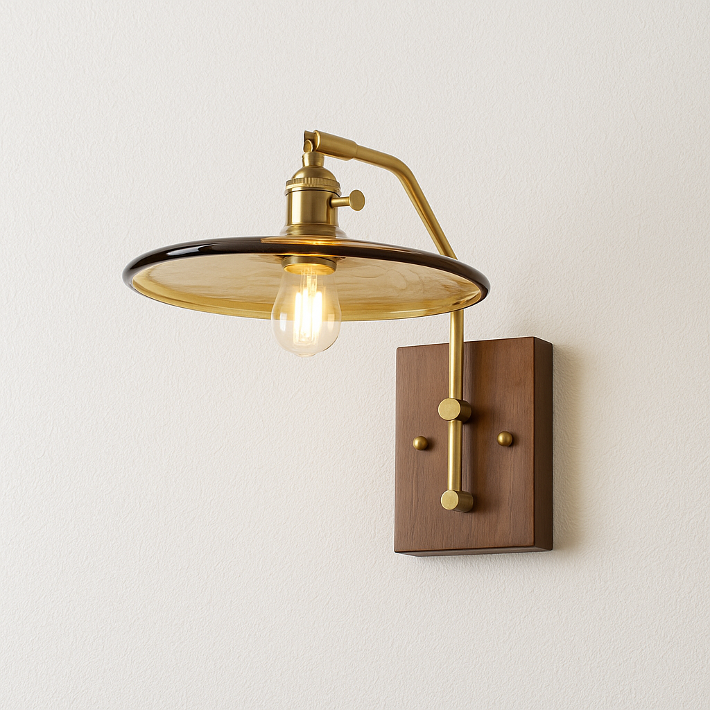 Luminária Arandela Moderna Minimalista Vidro Metal Xante - ABAZZUR™