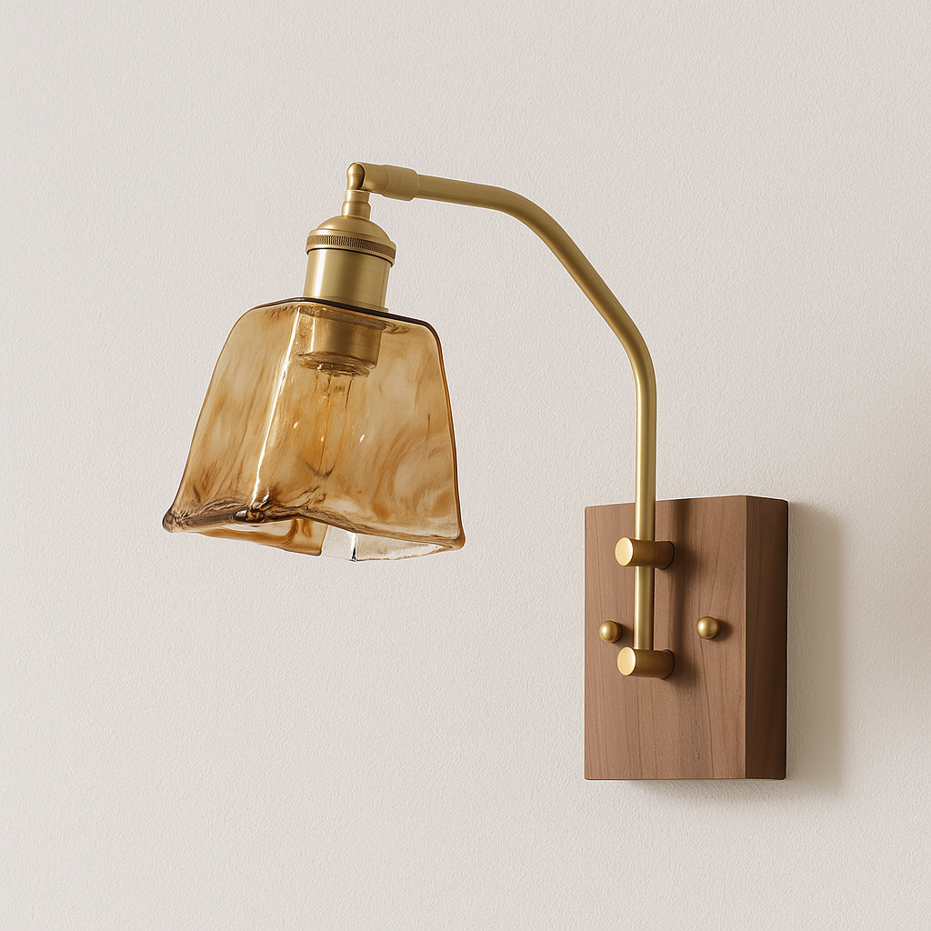 Luminária Arandela Moderna Minimalista Vidro Metal Xante - ABAZZUR™