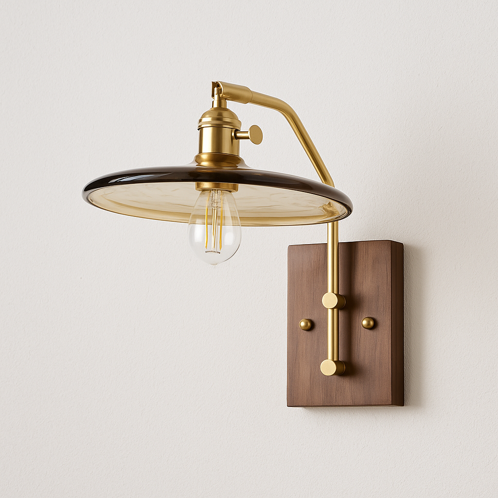 Luminária Arandela Moderna Minimalista Vidro Metal Xante - ABAZZUR™