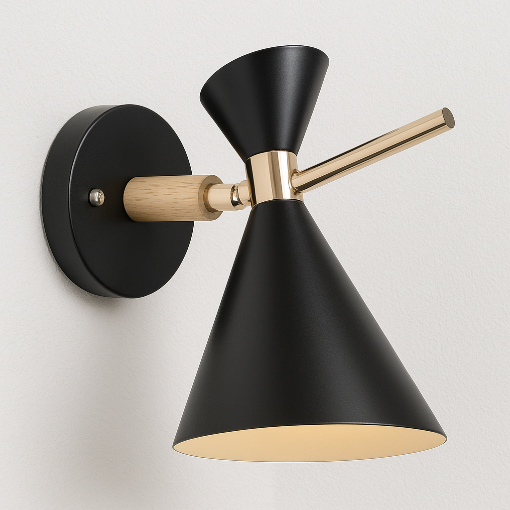 Luminária Arandela Moderna Retrô Articulada Mount - ABAZZUR™
