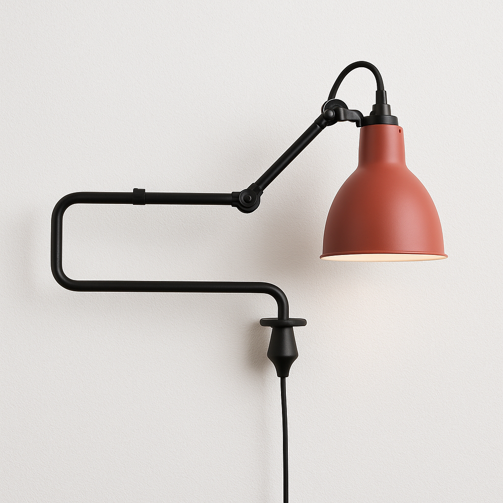 Luminária Arandela Moderno Minimalista Industrial Retrô Articulada Metal Coyo - ABAZZUR™