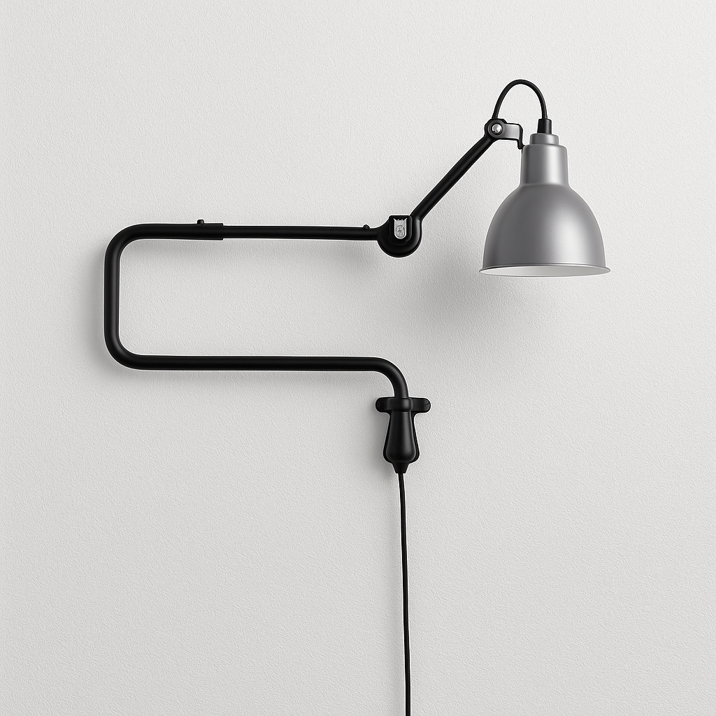 Luminária Arandela Moderno Minimalista Industrial Retrô Articulada Metal Coyo - ABAZZUR™