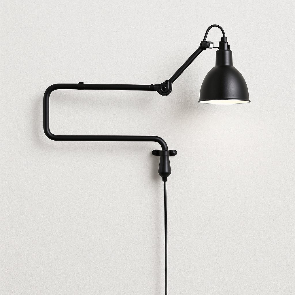 Luminária Arandela Moderno Minimalista Industrial Retrô Articulada Metal Coyo - ABAZZUR™