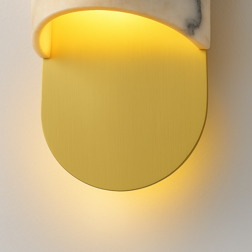 Luminária Arandela Moderno Minimalista Mármore Montreal - ABAZZUR™