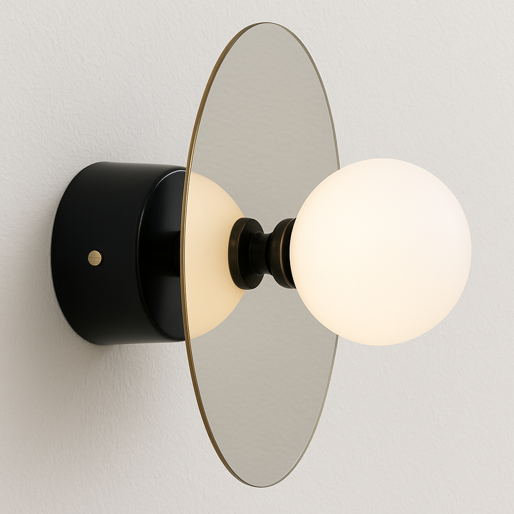 Luminária Arandela Moderno Minimalista Vidro Bastille - ABAZZUR™