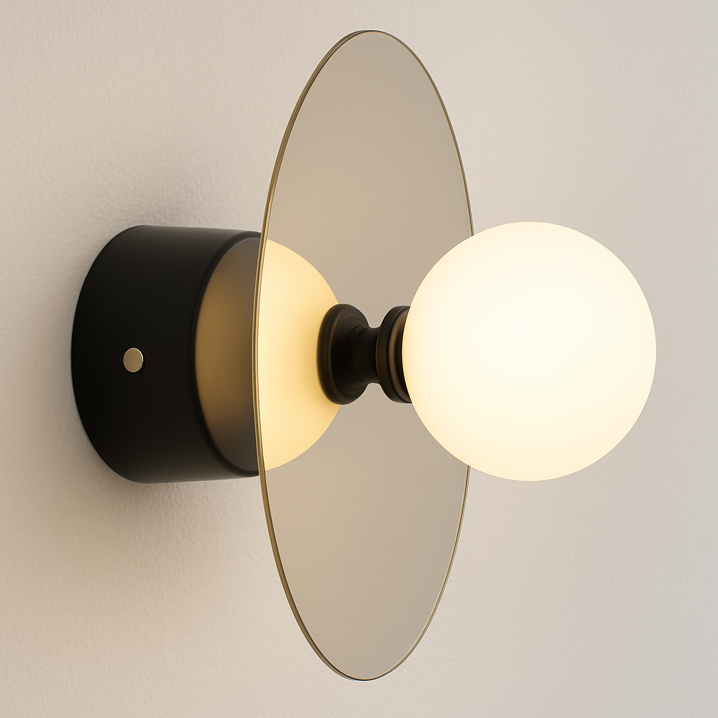 Luminária Arandela Moderno Minimalista Vidro Bastille - ABAZZUR™