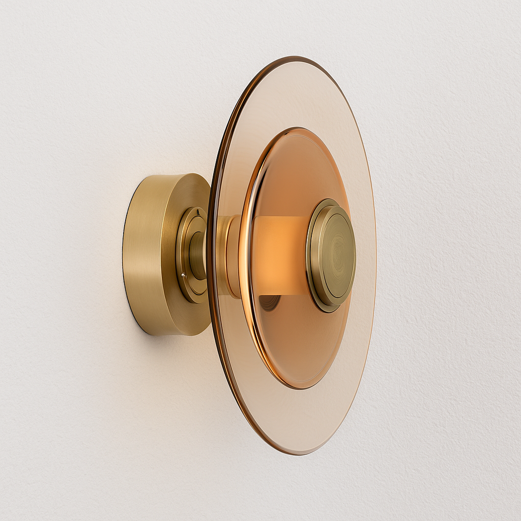Luminária Arandela Moderno Minimalista Vidro Ixelles - ABAZZUR™