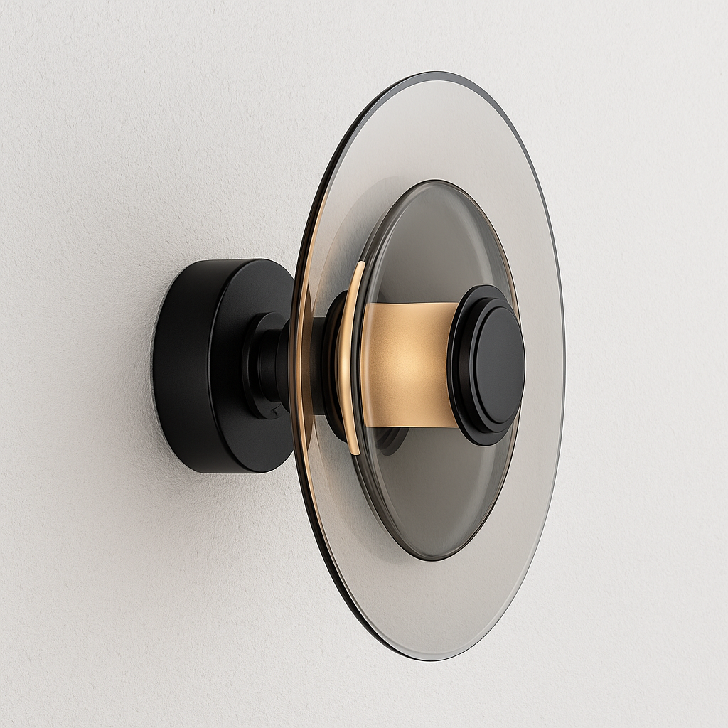 Luminária Arandela Moderno Minimalista Vidro Ixelles - ABAZZUR™