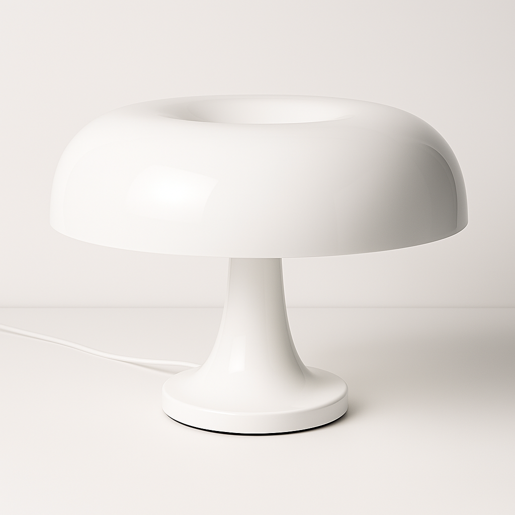 Luminária de Mesa Abajur Moderna Acrílico Cogumelo Darla - ABAZZUR™