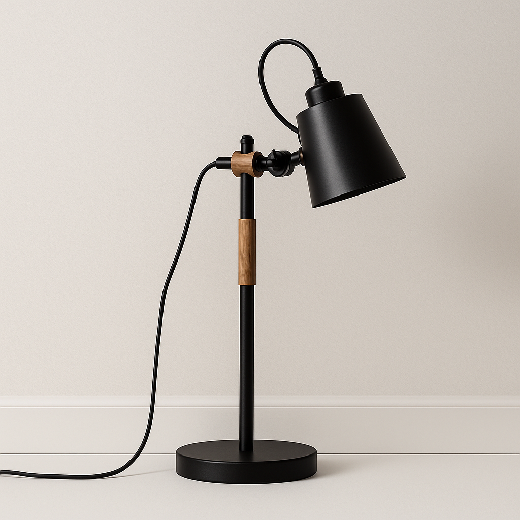 Luminária de Mesa Abajur Moderna Articulada Metal Dotion - ABAZZUR™