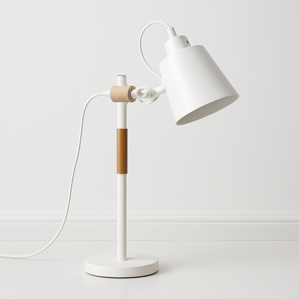 Luminária de Mesa Abajur Moderna Articulada Metal Dotion - ABAZZUR™