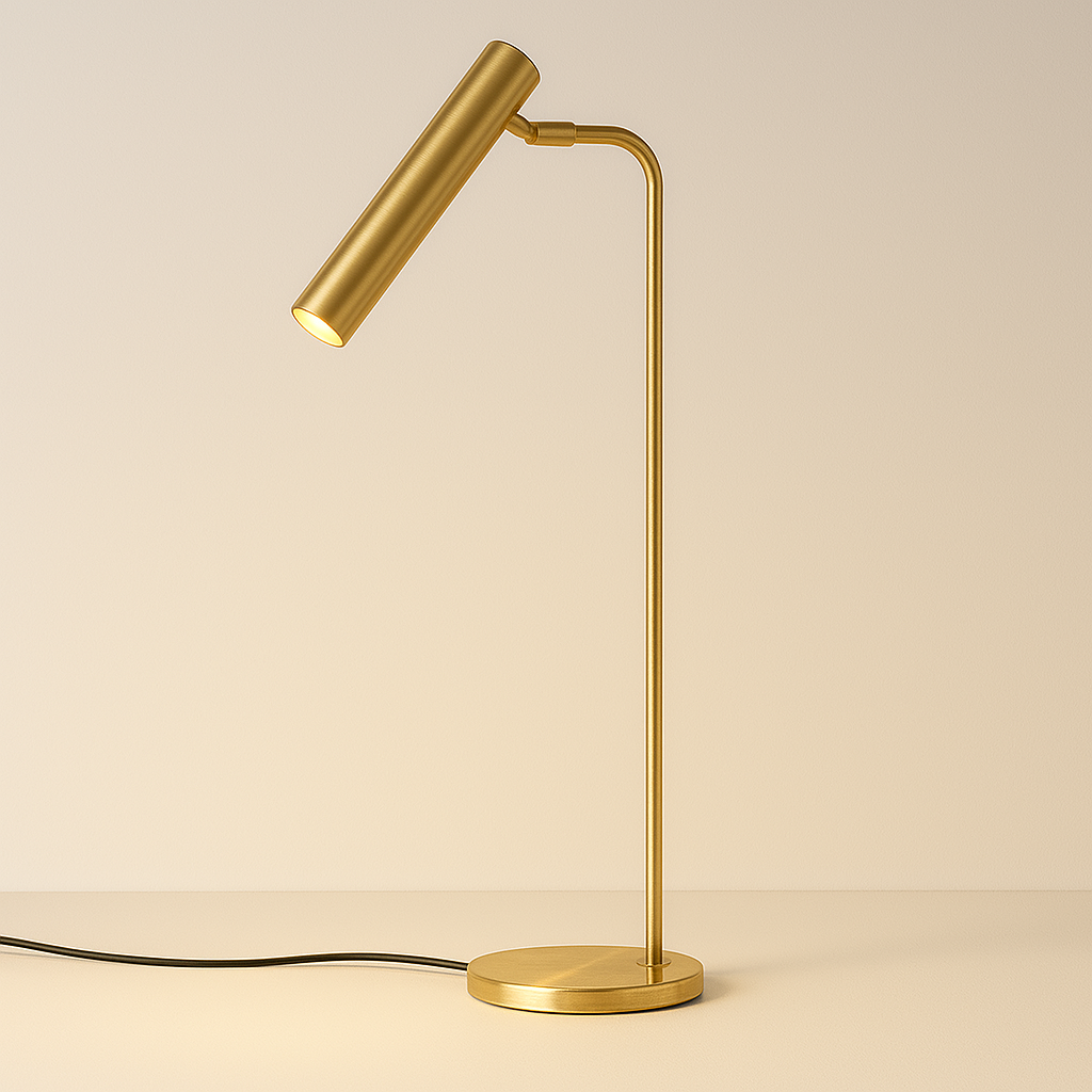 Luminária de Mesa Abajur Moderna Articulada Metal LED Glalie - ABAZZUR™