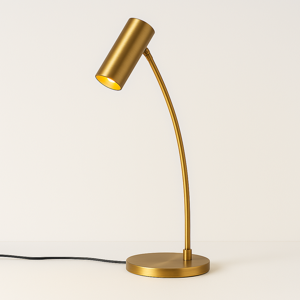 Luminária de Mesa Abajur Moderna Articulada Metal LED Hunta - ABAZZUR™