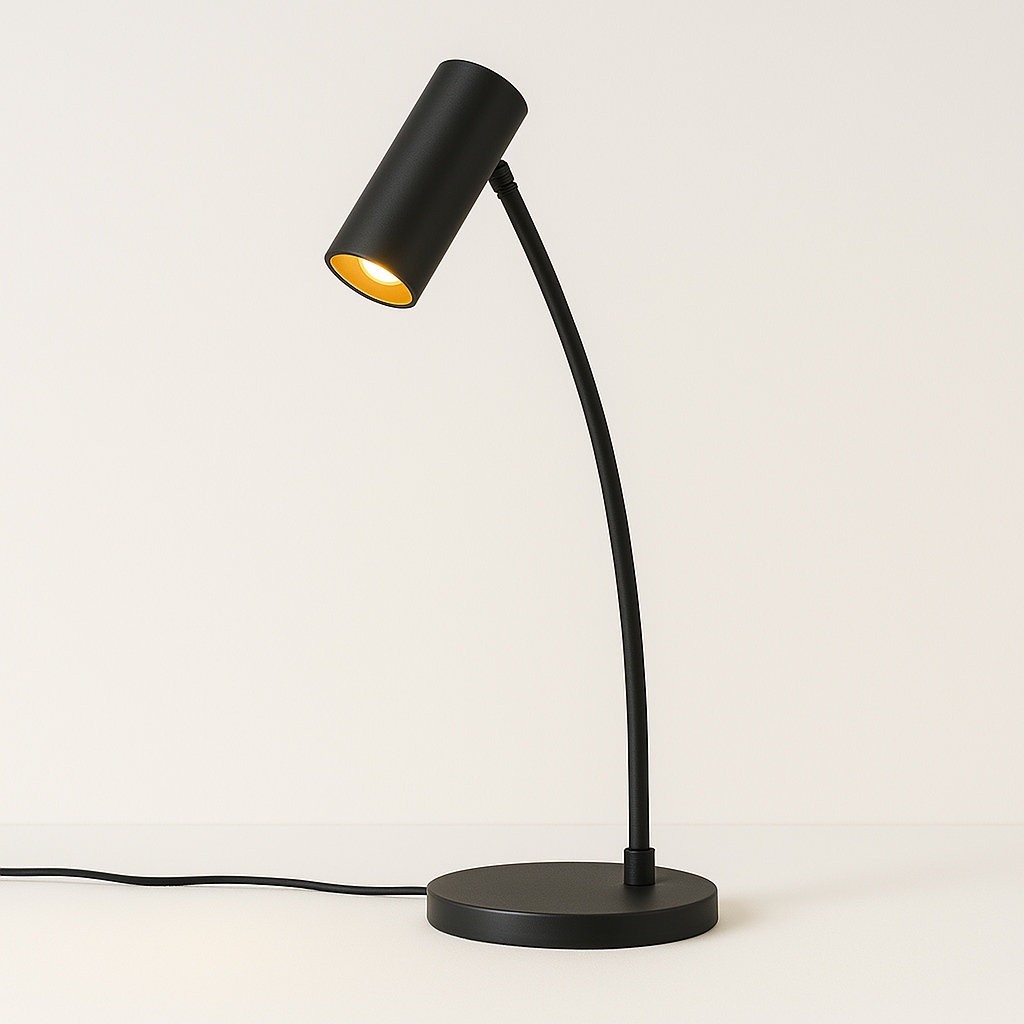 Luminária de Mesa Abajur Moderna Articulada Metal LED Hunta - ABAZZUR™