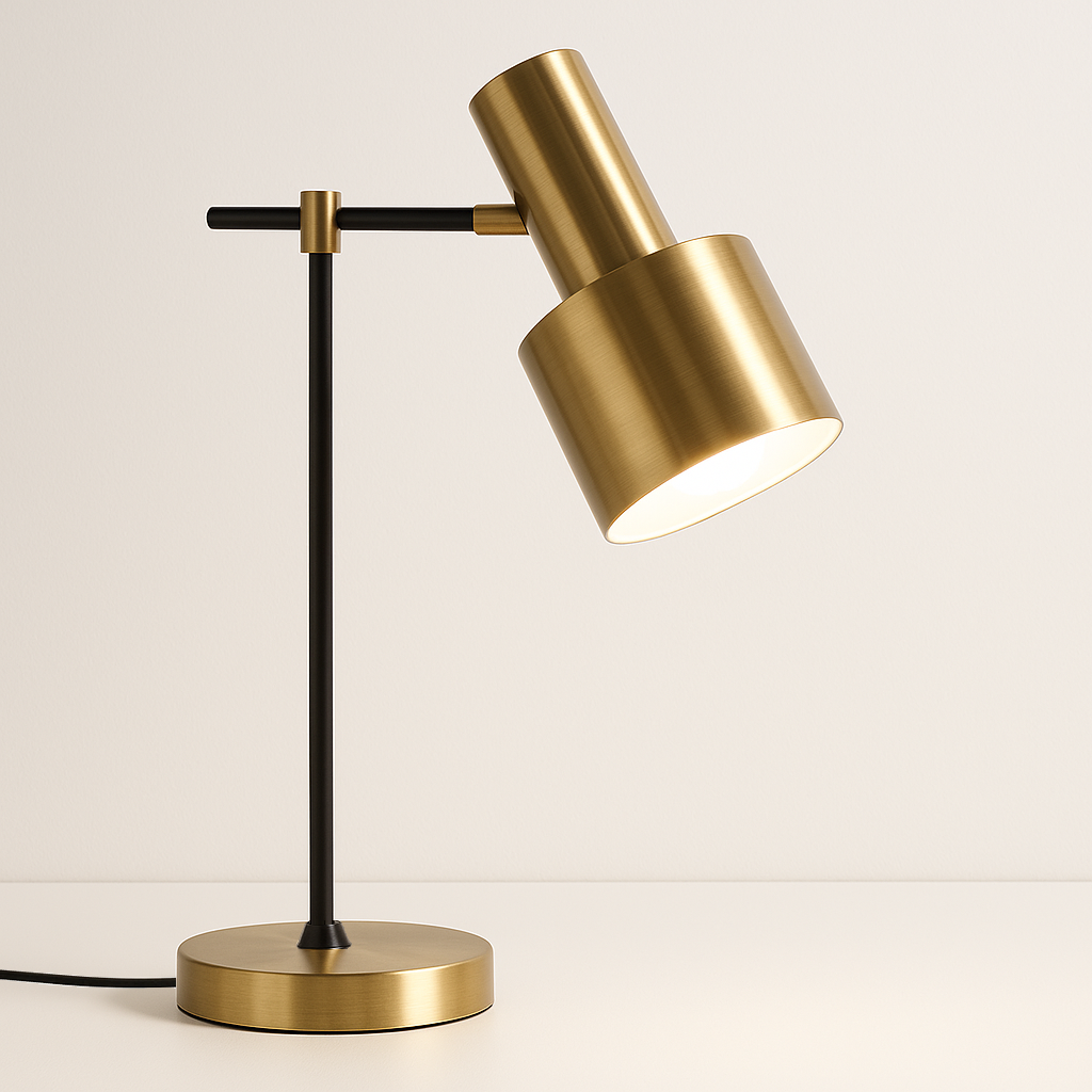 Luminária de Mesa Abajur Moderna Articulada Metal Noui - ABAZZUR™
