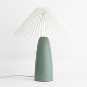 Luminária de Mesa Abajur Moderna Cerâmica Papel Willa - ABAZZUR™