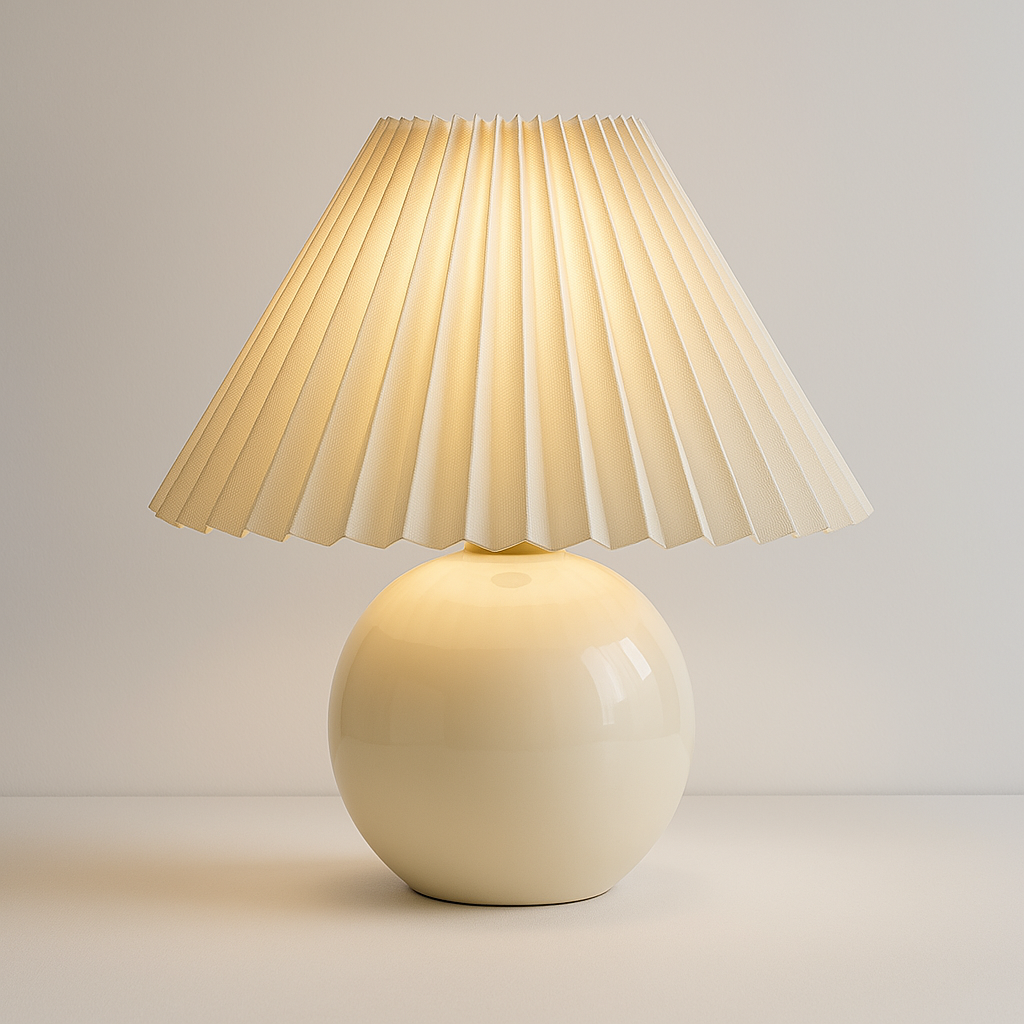 Luminária de Mesa Abajur Moderna Cerâmica Tecido Pipo Colors - ABAZZUR™