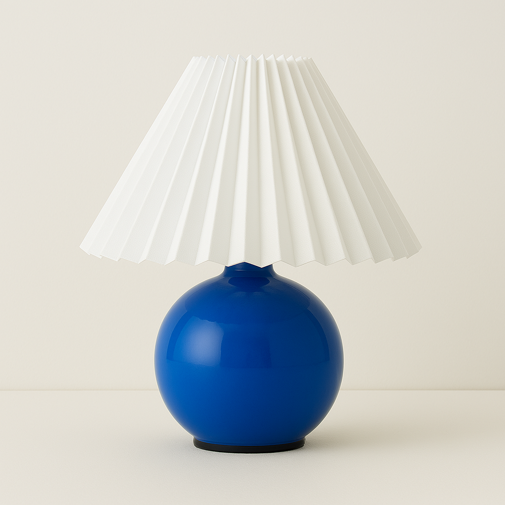 Luminária de Mesa Abajur Moderna Cerâmica Tecido Pipo Colors - ABAZZUR™